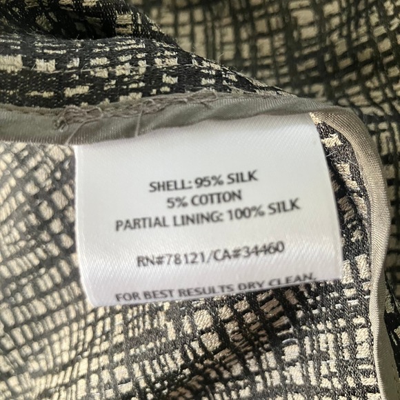 EILEEN FISHER Silk Cotton Open Cardigan Blazer Jacket Size Large - Picture 3 of 6